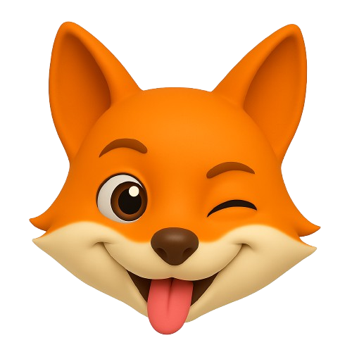 Decorative Snipp fox character illustration